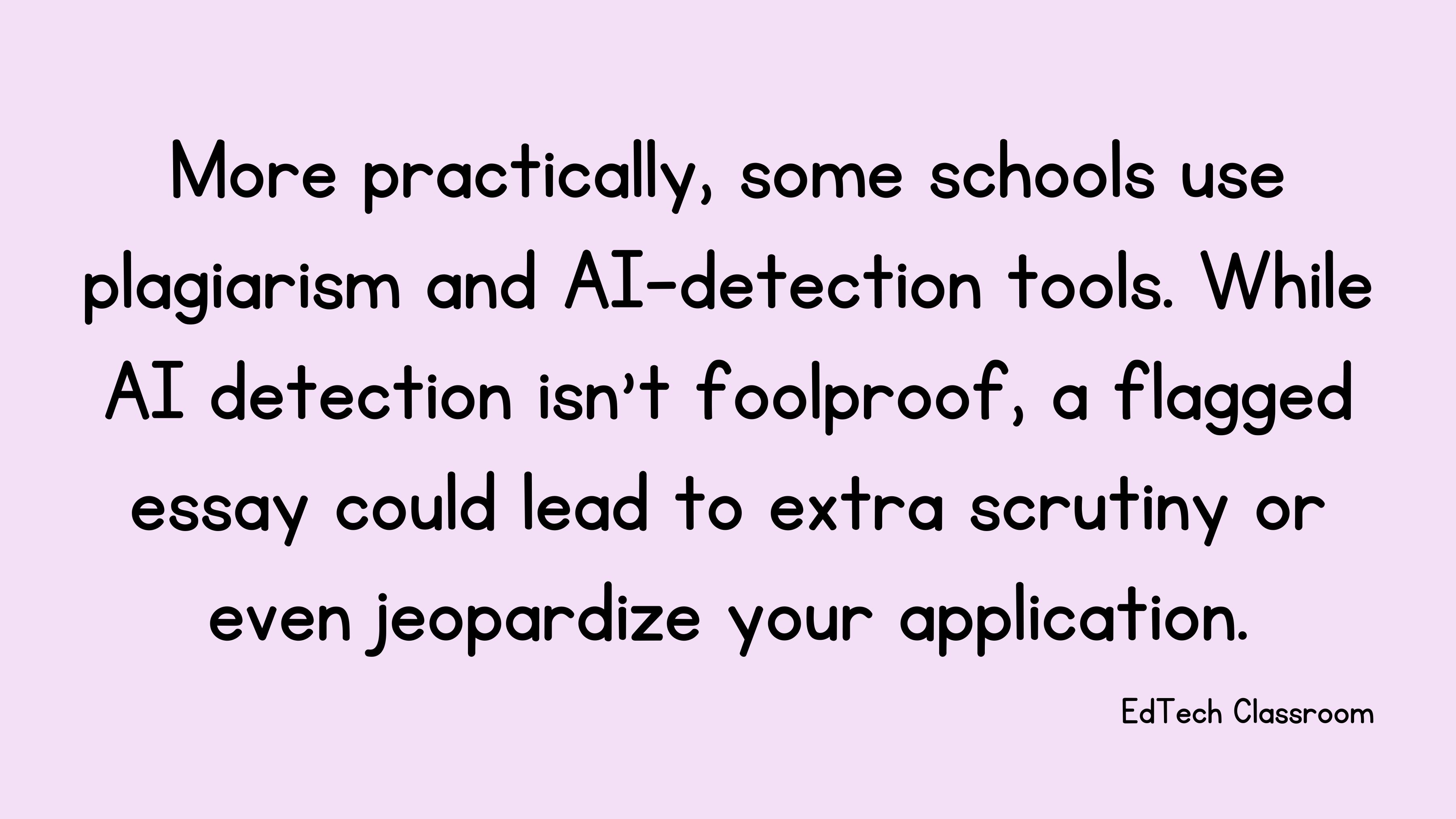 Why You Shouldn’t Use ChatGPT to Write Your College Application Essays ...