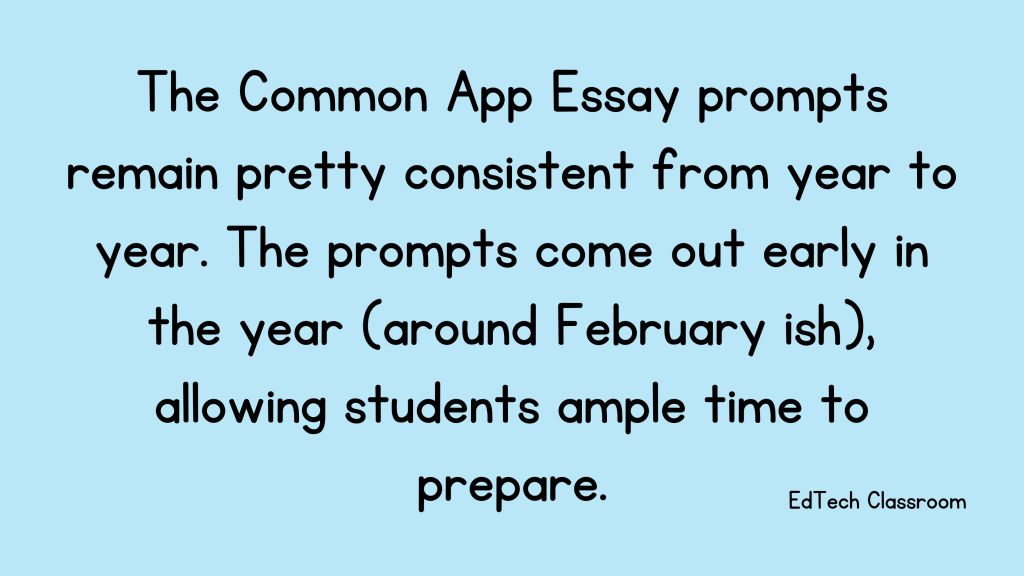common app essay guide